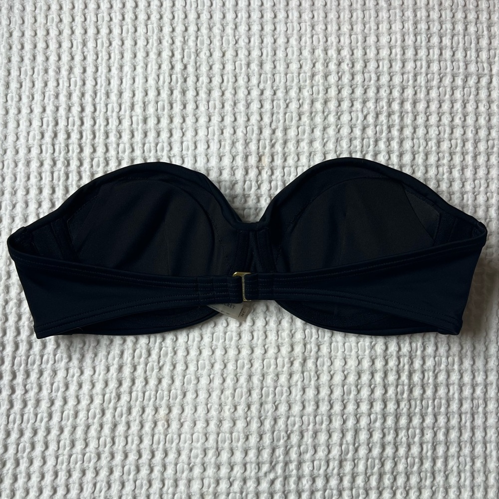 Victoria's Secret black bandeau push up bikini top - Picture 2 of 3
